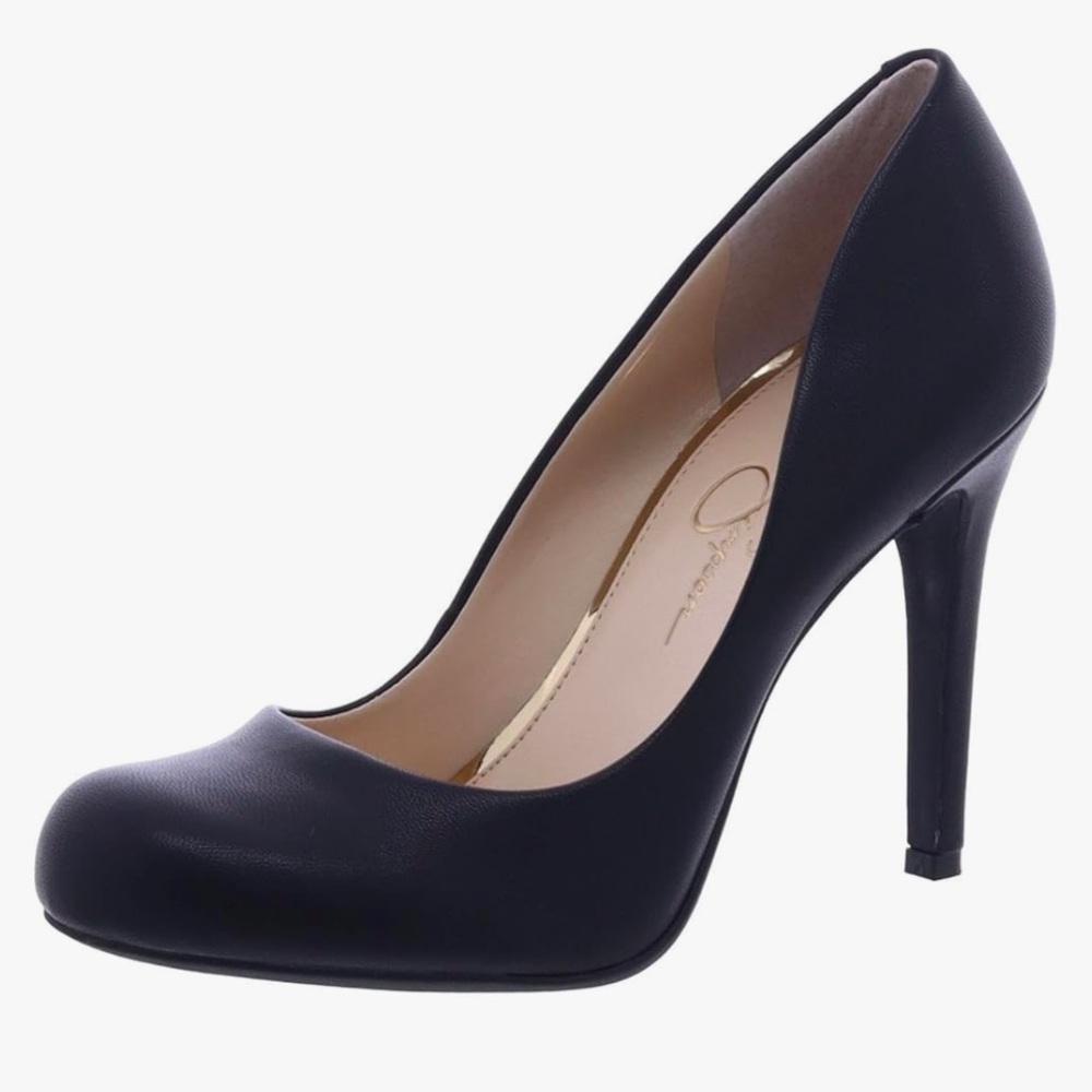 Jessica Simpson Women's Calie Round Toe Classic Heels Pumps Shoes